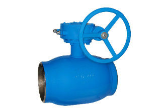China Blue Color Trunnion Ball Valve / Fully Welded Floating Type Ball Valve supplier