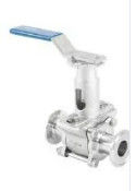 China Sanitary Stainless Steel Ball Valve Food Grade Pneumatic Diaphragm CL150 - 1500 Pressure supplier