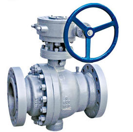China Full Port Trunnion Mounted Ball Valve Forged Steel Anti Static Device ISO 5211 Direct Mounting Pad supplier