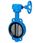 Zero Leakage Centerline Butterfly Valves Wafer Gearbox Operated Feature