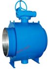 BW Flange Fully Welded Ball Valve Gear Operation Long Working Lifespan