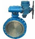 Electric Wafer Style Butterfly Valve Triple Eccentric Design Outdoor Type