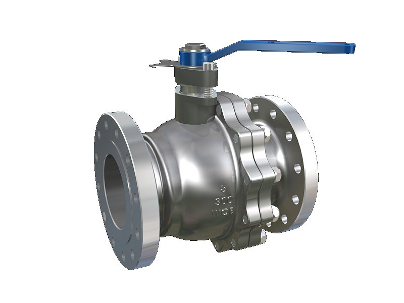 Two Piece Floating Type Ball Valve , Fire Safe Ball Valve ODM Service