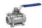 3 Piece Floating Type Ball Valve , Flanged Ball Valve Soft - Seated Feature supplier