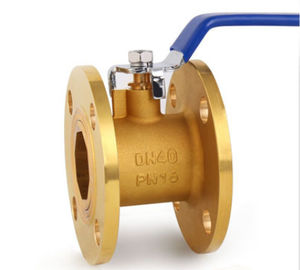 China Casting Brass Floating Type Ball Valve Brass Bronze Aluminium Bronze Material supplier