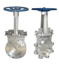 China Stainless Steel Knife Gate Valve Operating Temperature -100℃ - 600℃ supplier