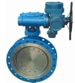 China Electric Wafer Style Butterfly Valve Triple Eccentric Design Outdoor Type supplier