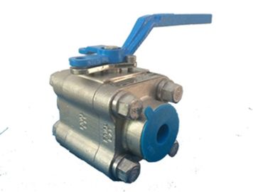China 3 Piece Position Plate Type High Pressure Ball Valve CL150 - 2500 Pressure supplier