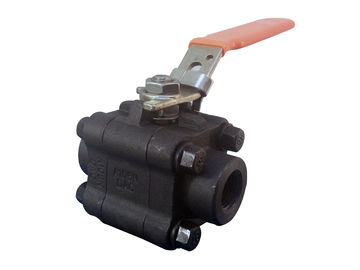 Lever Operation Fire Safe Ball Valve / Ball Type Float Valve With 3 Pieces Structure