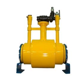 Full Welded  Reduce Bore Gear Ball Valve PN16 - PN25 Pressure API 598