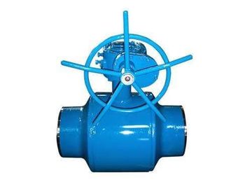 DN125 - DN600 Size Reduced Port Ball Valve Simple Installation For Chemical Industry