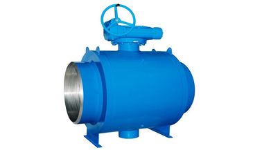 Fully Welded Floating Ball Valve Gear Operation DN 15 - 350 Size API Cerification
