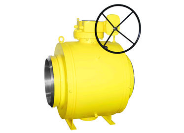Tube Shape Body Fully Welded Trunnion Ball Valve PN16 / PN20 Size CL150 Pressure