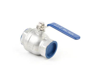 DN8 - DN50 Full Port Float Operated Ball Valve NPT With Adjustable Stem Packing