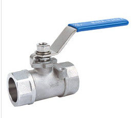 2PC Screwed End Ball Valve WCB Material 2000PSI Pressure Threaded End