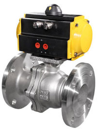 Adjustable Pneumatic Ball Valve / Segmented Ball Valve Stainless Steel Material