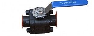 Thread Three Piece Ball Valve Lever Operation CL150 - 2500 Pressure