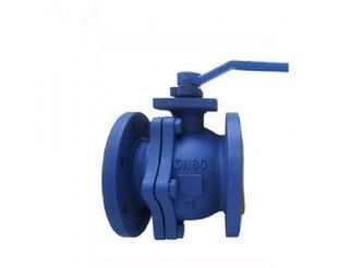 China Flange DIN Standard Carbon Steel Ball Valve PN16 - PN63 Pressure Lever Operation supplier