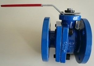 China Cast Iron Floating Type Ball Valve API6D Full Bore Blue Color 2&quot; - 4&quot; Size supplier