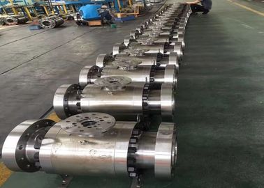 Forged Ball Valve Body Cap Stem Bearing Plate Non Assembled Trunnion