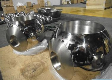 Three Dimensional Checked Valve Spare Parts / CNC Machined Ball Valve Ball
