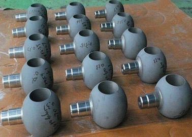 Three Dimensional Checked Valve Spare Parts / CNC Machined Ball Valve Ball supplier