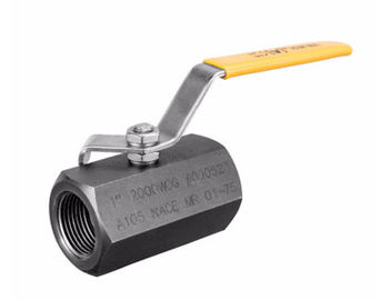 Socketweld Floating Type Ball Valve , Threaded Ball Valve One Piece Body