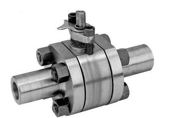 Small Three Piece Ball Valve WCB LCB CF8 CF8M CF3 CF3M A105 LF2 Material