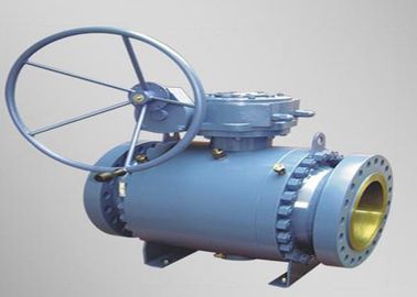 Three Piece Trunnion Ball Valve / Regular Bore Ball Valve DBB Function