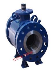 Stainless Steel Trunnion Ball Valve , Full Port Ball Valve Fire Safe Design