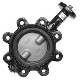 OEM Ductile Iron Centerline Butterfly Valves , Lug Style Butterfly Valve