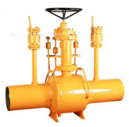 One Piece Fully Welded Ball Valve / Full Bore Ball Valve Abrasion Resistance