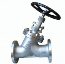Y Type Globe Valve Pressure Self Sealing Design Bolted Bonnet Rising Stem