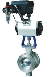 Trunnion Type Ball Valve V Type Good V Notch Light Weight Low Flow Control