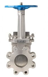 Manual Knife Cast Gate Valve , Forged Steel Gate Valve Beveled Knife Edge