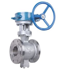 Small V Type Trunnion Ball Valve , Wafer Type Ball Valve Corrosion Resistance