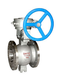 Trunnion Type Ball Valve V Type Good V Notch Light Weight Low Flow Control