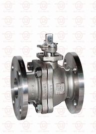 2 Piece Reduced Bore Ball Valve Anti - Blow Out Stem In Water Oil Gas