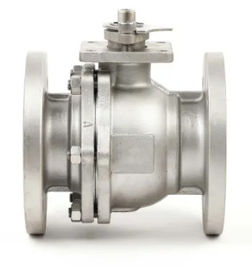 Forged Steel Floating Type Ball Valve Manual Flanged End Lever Operation