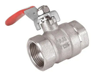 Nickel Plating Brass Ball Valve / Threaded Ball Valve CE Certifcation