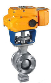 Flanged V Type 	Floating Type Ball Valve Fixed Ball Core DN25 - DN500