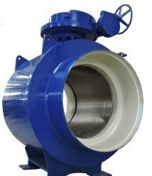 Industrial Fully Welded Ball Valve API6D A105 Carbon Steel Material PN50 - PN1200
