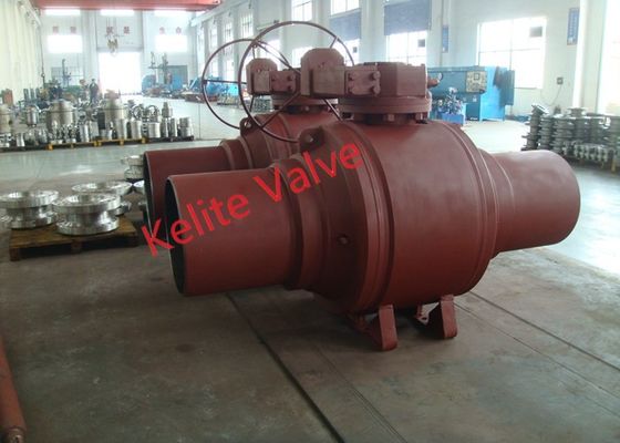 Fire Safety Welded Body Ball Valve Forging Material Extended Bonnet