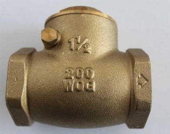 Water Supply Drainage System Forged Steel Valves , Brass Check Valve