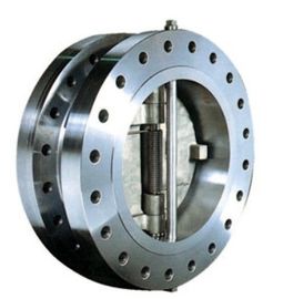 Dual Plate Cast Check Valve , Wafer Type Check Valve Short Length
