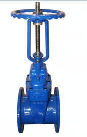 Ductile Iron Cast Gate Valve Elastic Seat Soft Seal Open Rod DIN NPS 11/2" - 24" Size
